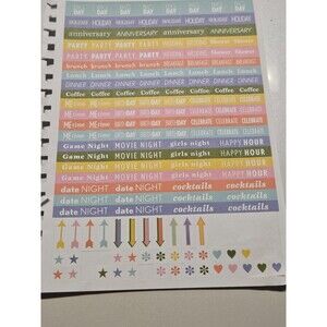 Planner Sticker Bundle grocery shopping and events